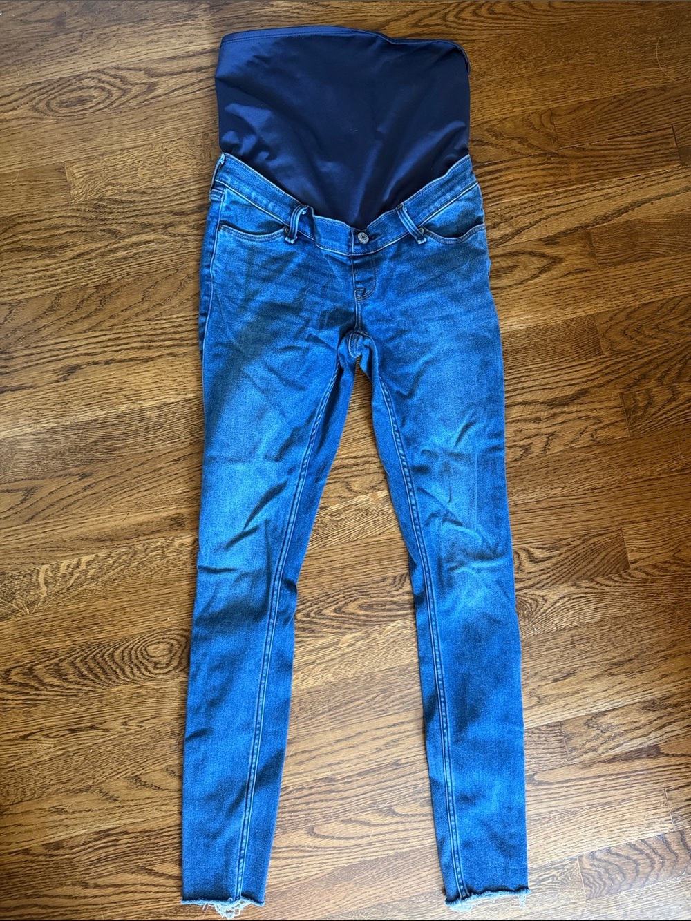 Abercrombie & Fitch Blue Skinny Maternity Jeans